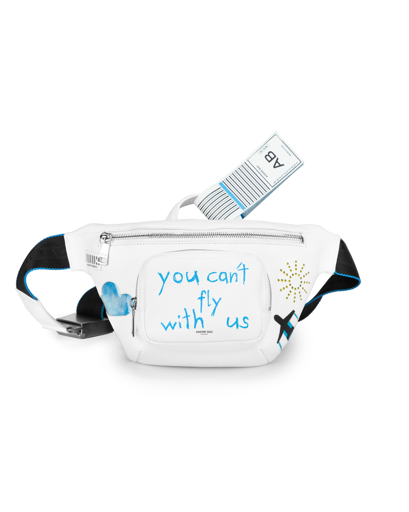 Baggage Tag Beltbag white